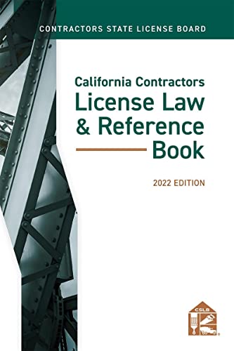 Imagen de archivo de California Contractors License Law & Reference Book 2022 a la venta por SecondSale