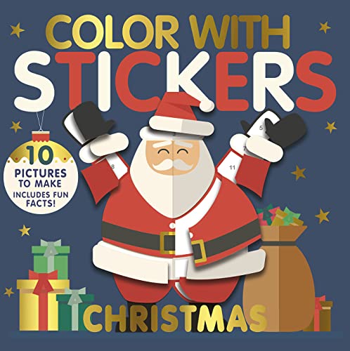 Beispielbild fr Color with Stickers: Christmas: Create 10 Pictures with Stickers! zum Verkauf von Gulf Coast Books