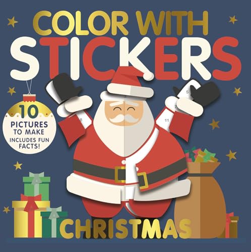 Imagen de archivo de Color with Stickers: Christmas: Create 10 Pictures with Stickers! a la venta por Gulf Coast Books