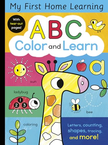 9781664340312: ABC Color and Learn: Letters, counting, shapes, tracing, and more! (My First Home Learning)