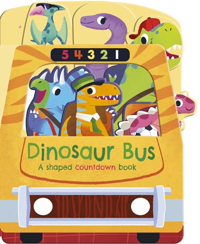 Beispielbild fr Dinosaur Bus A shaped countdown book zum Verkauf von Lakeside Books