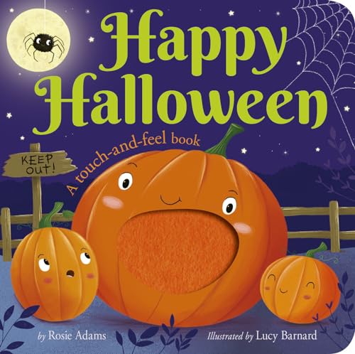 Stock image for Happy Halloween: A touch-and-feel book for sale by -OnTimeBooks-