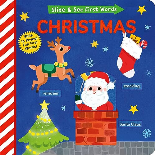 Beispielbild fr Slide and See First Words: Christmas (Slide & See First Words) zum Verkauf von Half Price Books Inc.