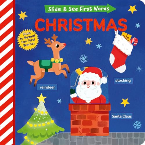 Imagen de archivo de Slide and See First Words: Christmas (Slide & See First Words) a la venta por Half Price Books Inc.