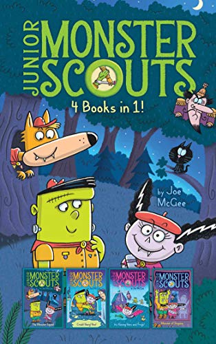 Beispielbild fr Junior Monster Scouts 4 Books in 1!: The Monster Squad; Crash! Bang! Boo!; Its Raining Bats and Frogs!; Monster of Disguise zum Verkauf von Zoom Books Company