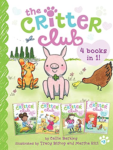 Imagen de archivo de The Critter Club 4 Books in 1! #3: Ellie and the Good-Luck Pig; Liz and the Sand Castle Contest; Marion Takes Charge; Amy Is a Little Bit Chicken a la venta por Seattle Goodwill