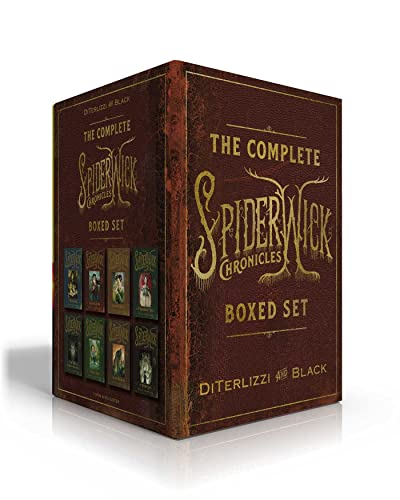 Imagen de archivo de Complete Spiderwick Chronicles Boxed Set : The Field Guide; the Seeing Stone; Lucinda's Secret; the Ironwood Tree; the Wrath of Mulgarath; the Nixie's Song; a Giant Problem; the Wyrm King a la venta por GreatBookPrices