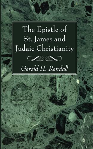 Beispielbild fr The Epistle of St. James and Judaic Christianity zum Verkauf von Lakeside Books