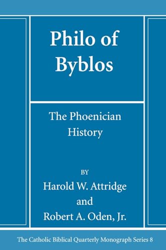 Imagen de archivo de Philo of Byblos a la venta por GreatBookPrices