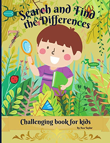 Beispielbild fr Search and Find the Differences Challenging Book for kids: Wonderful Activity Book For Kids To Relax And Develop Research skill. Includes 30 challenging illustrations to find 7 differences. zum Verkauf von Revaluation Books