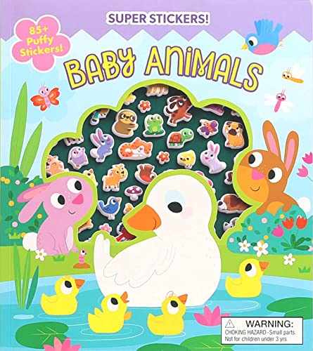 Beispielbild fr Super Puffy Stickers! Baby Animals zum Verkauf von ThriftBooks-Dallas