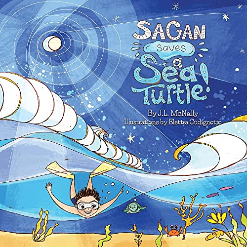 Imagen de archivo de Sagan Saves A Sea Turtle a la venta por Marissa's Books and Gifts