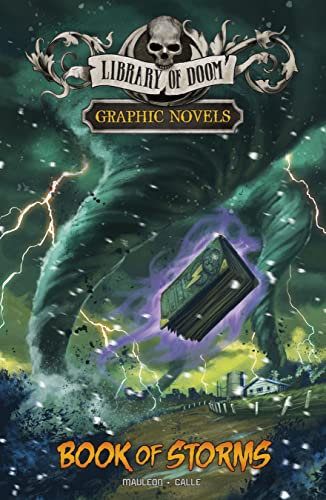 Imagen de archivo de Book of Storms A Graphic Novel (Library of Doom Graphic Novels) a la venta por Lakeside Books