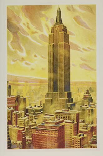 Beispielbild fr Vintage Journal Empire State Building, Flaming Sky, New York City (Pocket Sized - Found Image Press Journals) zum Verkauf von Red's Corner LLC