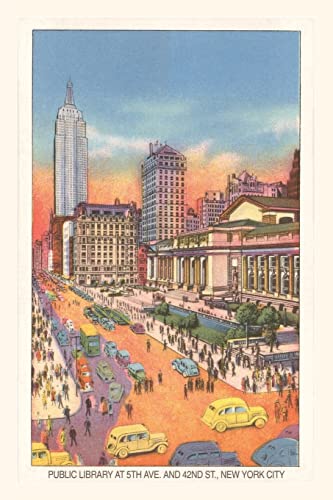 Stock image for Vintage Journal Public Library; New York City for sale by Ria Christie Collections