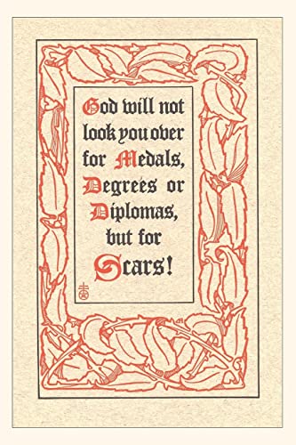 Beispielbild fr Vintage Journal God Looks for Scars zum Verkauf von Buchpark