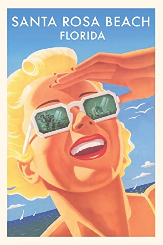 Stock image for Vintage Journal Santa Rosa Beach Travel Poster (Pocket Sized - Found Image Press Journals) [Soft Cover ] for sale by booksXpress
