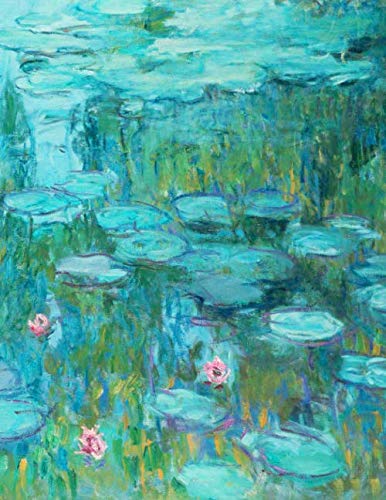 Imagen de archivo de Monet LARGE Notebook #11: Cool Artist Gifts - Nymphas. Water Lilies Claude Monet Notebook College Ruled to Write in 8.5x11" LARGE 100 Lined Pages a la venta por Revaluation Books
