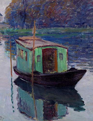 Imagen de archivo de Monet Sketchbook #8: Cool Artist Gifts - The Studio Boat Claude Monet Sketchbooks For Artists Adults and Kids to Draw in 8.5x11" 100 blank pages a la venta por Revaluation Books