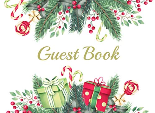 Imagen de archivo de Merry Christmas Guest Book: This Christmas Guest Book is perfect for your Christmas Eve and New Year party. a la venta por Revaluation Books