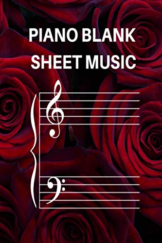 Beispielbild fr Piano Blank Sheet Music: Blank Sheet Music Journal Notebook For Piano Gift, Musicians Composition Music Manuscript Paper For Kids Teenagers and Adults . In, 6" x 9", 4 Staves Per Page,120 pages. zum Verkauf von Revaluation Books