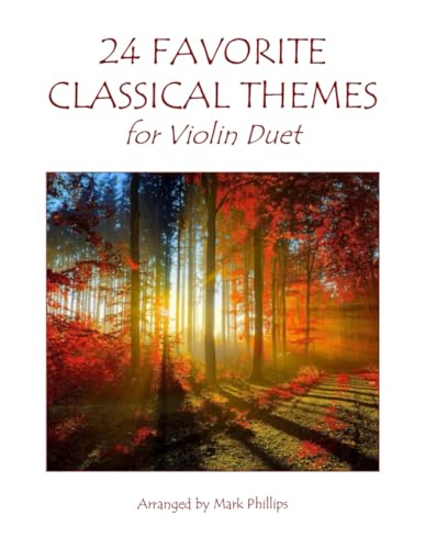 Beispielbild fr 24 Favorite Classical Themes for Violin Duet zum Verkauf von Better World Books