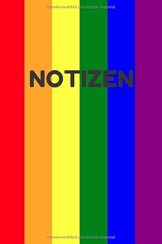 Stock image for Pride Notebook Notizen: 100 Seiten Journal Notizbuch ca. DIN A5 liniert for sale by Revaluation Books