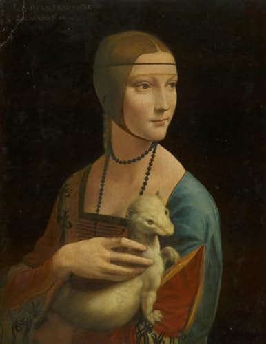 Stock image for Leonardo da Vinci LARGE Notebook #3: Cool Artist Gifts - Lady With An Ermine Leonardo da Vinci Notebook College Ruled to Write in 8.5x11" LARGE 100 Lined Pages for sale by Revaluation Books