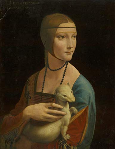 Stock image for Leonardo da Vinci Sketchbook #3: Cool Artist Gifts - Lady With An Ermine Leonardo da Vinci Sketchbooks For Artists Adults and Kids to Draw in 8.5x11" 100 blank pages for sale by Revaluation Books