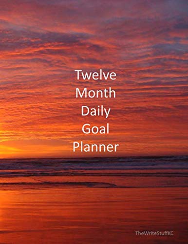 Stock image for Twelve Month Daily Goal Planner for sale by Revaluation Books