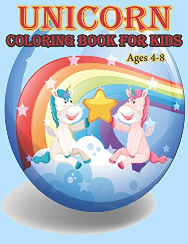Beispielbild fr Unicorn Coloring Book: For Kids Ages 4-8 zum Verkauf von Lucky's Textbooks
