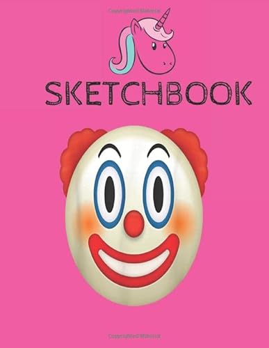 Sketchbook: Cute Kawaii Pink Unicorn Sketch Book for Kids