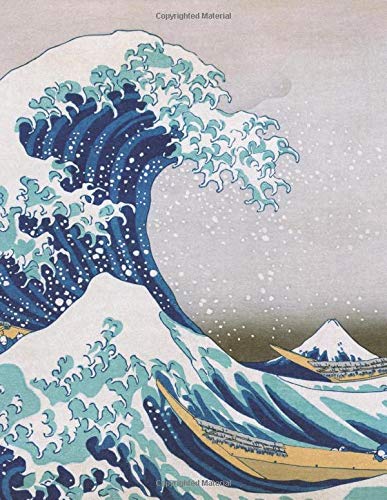 Stock image for Hokusai LARGE Notebook #1: Cool Artist Gifts - The Great Wave Off Kanagawa Katsushika Hokusai Notebook College Ruled to Write in 8.5x11" LARGE 100 Lined Pages for sale by SecondSale