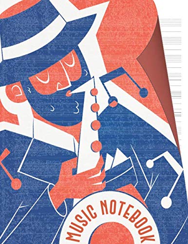 Stock image for Music Notebook - Blank Sheet Music Notebook: 97 Pages of Staff Paper (8.5x11), Perfect for Learning Piano, Violin, Guitar, etc. for sale by Revaluation Books