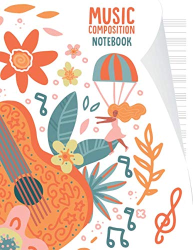 Stock image for Music Composition Notebook - Blank Sheet Music Notebook: 97 Pages of Staff Paper (8.5x11), Perfect for Learning Piano, Violin, Guitar, etc. for sale by Revaluation Books