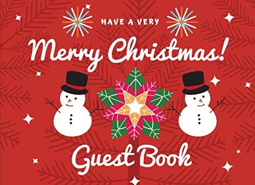 Imagen de archivo de Merry Christmas Guest Book: Family Keepsake Logbook For Preserve Memories, Christmas Party Eve Guest Book, Christmas Eve Guest Message Book Gift (Merry Christmas Happy New Year Gift) a la venta por Revaluation Books