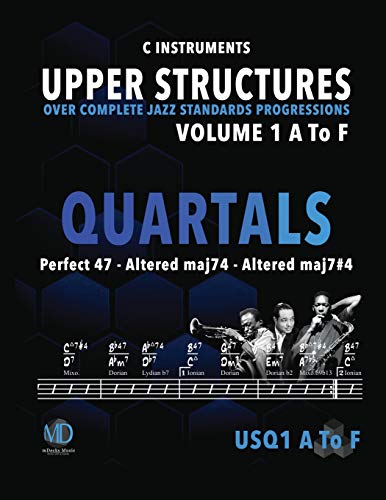 Beispielbild fr Upper Structures: Quartals Volume 1 A to F (C Instruments): Over Complete Jazz Standards Progressions (Jazz Standards w/Upper Structures) zum Verkauf von Revaluation Books