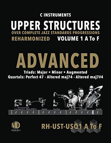 Beispielbild fr Upper Structures: Advanced Volume 1 A to F (C Instruments): Over Complete Jazz Standards Progressions Reharmonized zum Verkauf von Revaluation Books