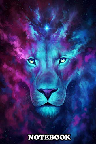 Beispielbild fr Notebook: Illustration Of A Galactic Lion Part Of My Keepers Of , Journal for Writing, College Ruled Size 6" x 9", 110 Pages zum Verkauf von Revaluation Books