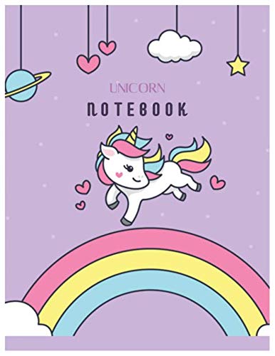 Stock image for Unicorn Notebook: Unicorn Is Real Dream Come True Cute Unicorn Kawaii Notebook Composition Blank Rule Lined Themed Planner 8.5 x 11 Inches 110 Pages . Lovely for Learning Professional Business for sale by Revaluation Books