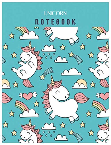 Stock image for Unicorn Notebook: Unicorn Is Real Dream Come True Cute Unicorn Kawaii Notebook Composition Blank Rule Lined Themed Planner 8.5 x 11 Inches 110 Pages . Lovely for Learning Professional Business for sale by Revaluation Books