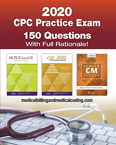 Stock image for CPC Practice Exam 2020: Includes 150 practice questions, answers with full rationale, exam study guide and the official proctor-to-examinee instructions for sale by HPB-Red