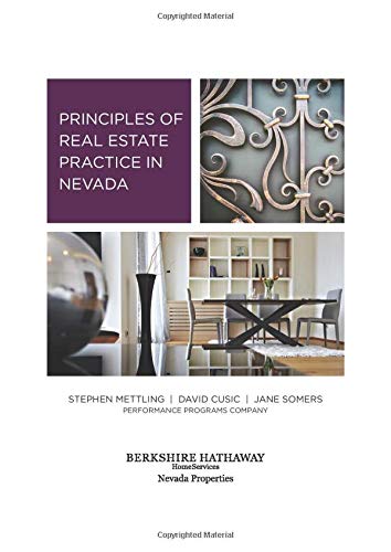 Stock image for Principles of Real Estate Practice in Nevada - Nevada Properties Edition for sale by SecondSale
