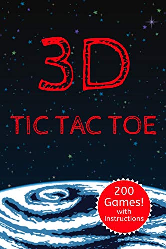 Stock image for 3D Tic Tac Toe: Three Dimensional Classic Game Activity Book Space Edition - For Kids and Adults - Novelty Themed Gifts - Travel Size for sale by THE SAINT BOOKSTORE