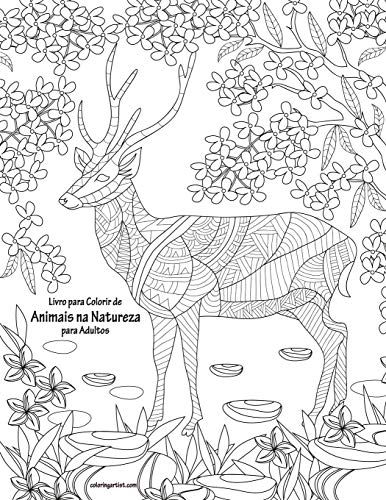 Stock image for Livro para Colorir de Animais na Natureza para Adultos (Portuguese Edition) for sale by Lucky's Textbooks