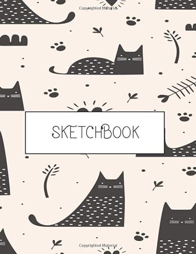 Beispielbild fr Sketchbook: Cute cats kawaii kitten cover (8.5 x 11) inches 109 pages, Blank Unlined Paper for Sketching, Drawing , painting , watercolor, pencil . Cover Sketchbook Large Notebook for Drawin zum Verkauf von Revaluation Books