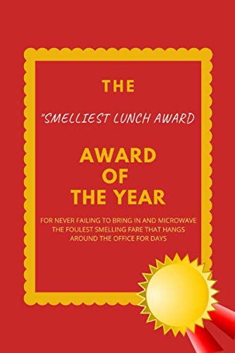 Stock image for The Smelliest Lunch Award of The Year: Coworker, Boss, Team, Office and Funny Gag Gifts, Notebook, Lined Journal for sale by Revaluation Books