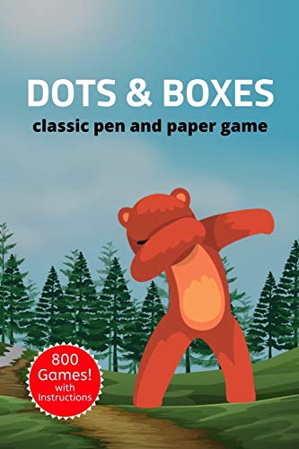 Stock image for Dots & Boxes Classic Pen and Paper Game: A Strategy Activity Book Dabbing Bear Edition - Large and Small Playing Squares - For Kids and Adults - Novelty Themed Gifts - Travel Size for sale by THE SAINT BOOKSTORE