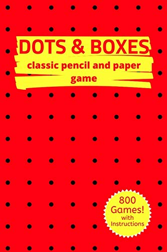 Stock image for Dots & Boxes Classic Pencil And Paper Game: A Strategy Activity Book - Large and Small Playing Squares - For Kids and Adults - Novelty Themed Gifts - Travel Size for sale by THE SAINT BOOKSTORE