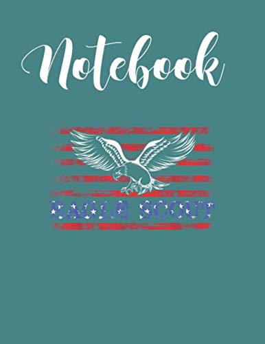 Stock image for Dotted Graph Notebook: Eagle Flag Scout Gift Blank Dotted Graph Notebook Large Size for Girls with 110 Pages of 8.5"x11" Blank Paper for Bride Broom . or Learning to Draw Sketch Books For Kids for sale by Revaluation Books